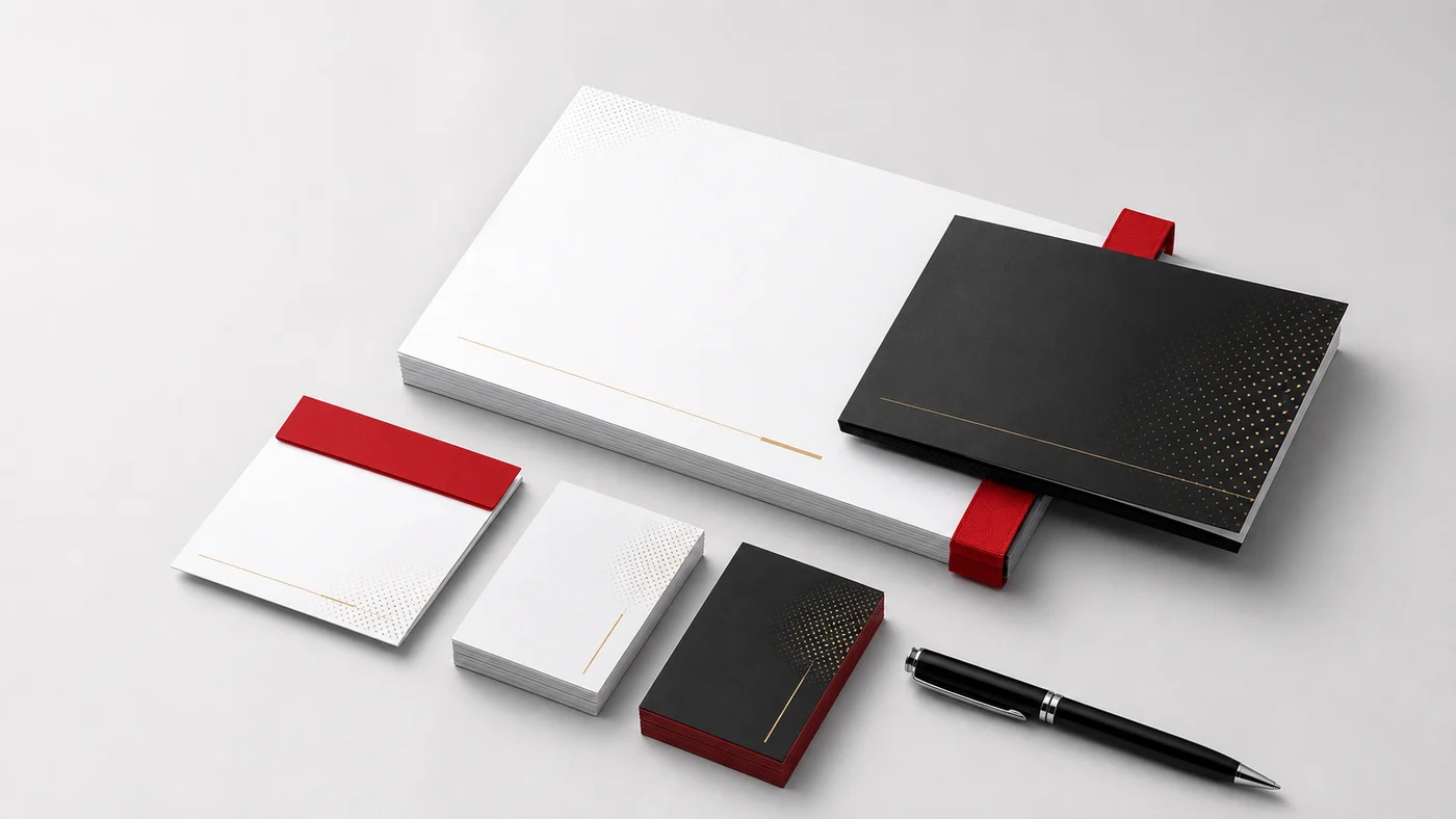 Premium Herald Press stationery and print collateral
